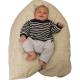 Coussin-cale microbilles maternité