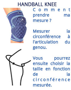 Trace 44000 Genouillères Handball Bleu foncé Medium